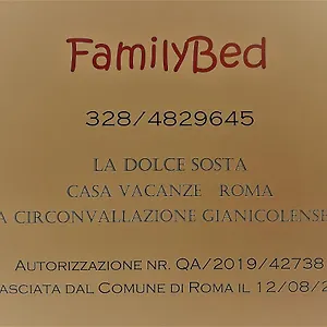 Familybed Monteverde-vaticano Holiday home Rome